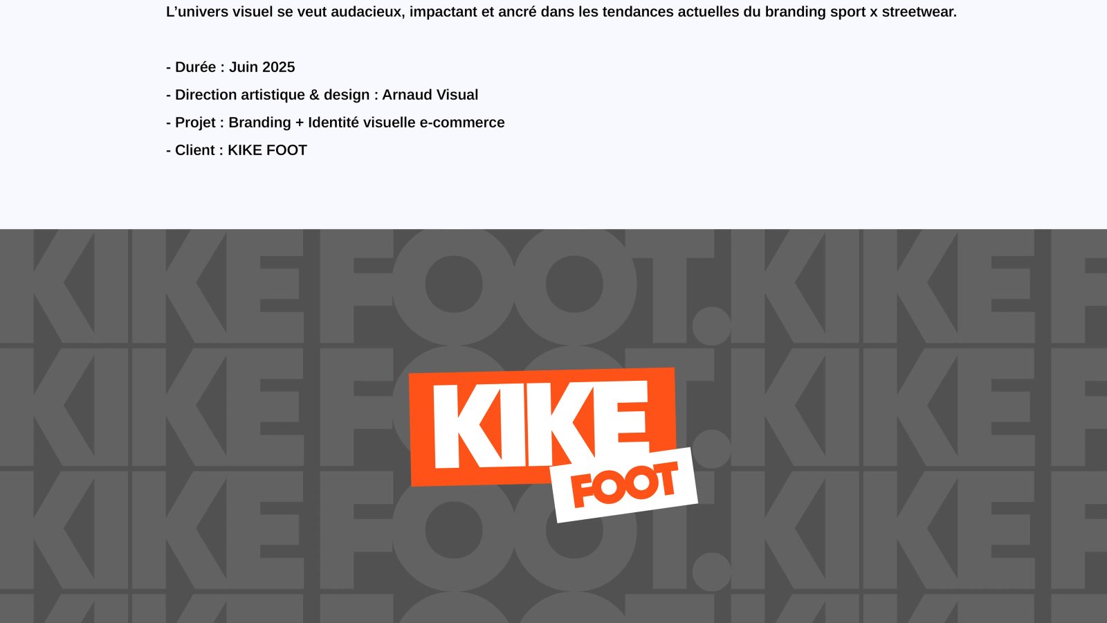 KIKEFOOT — Branding — Vue 3