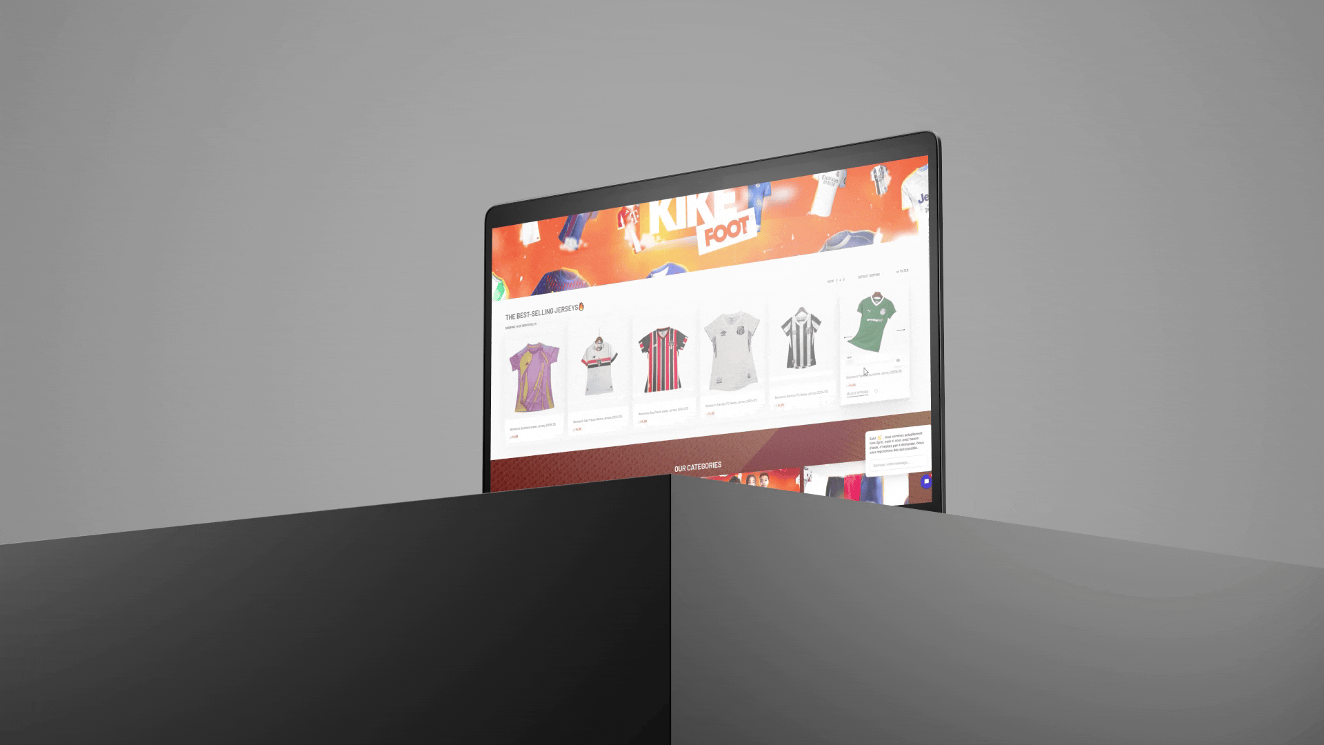 KIKEFOOT — Branding E-commerce — Vue 1