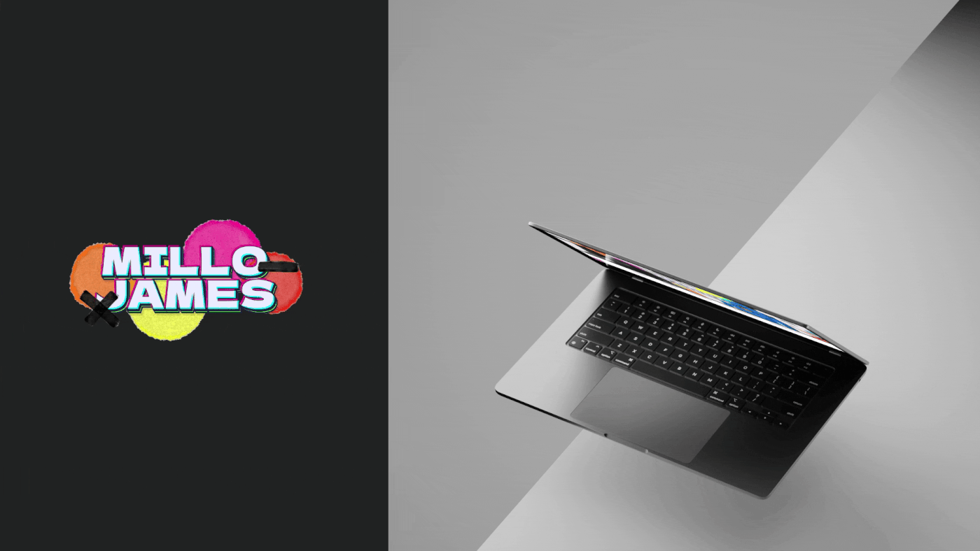 Millo James — Branding & Website Design — Vue 3