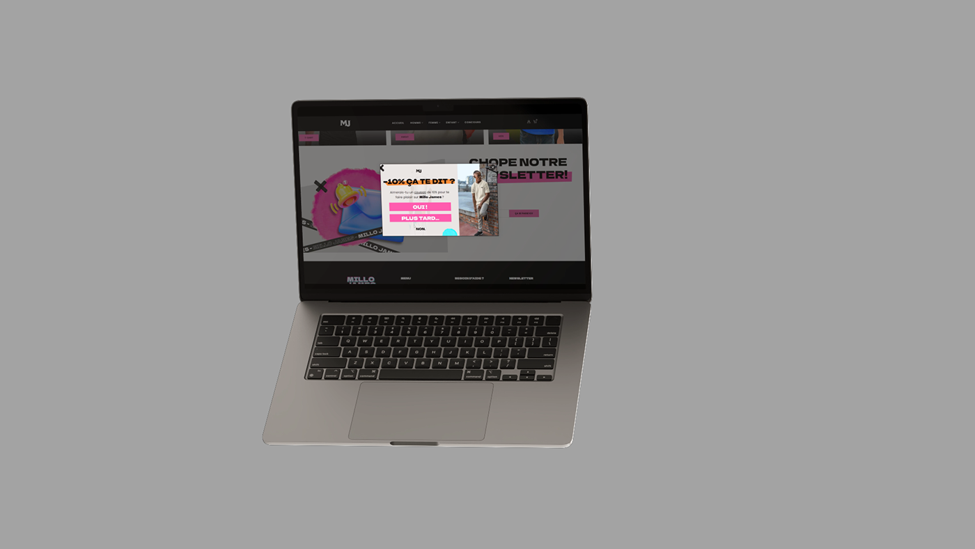 Millo James — Branding & Website Design — Vue 8