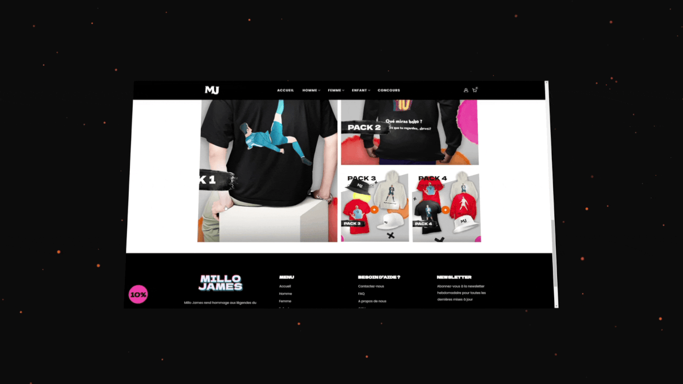 Millo James — Branding & Website Design — Vue 6