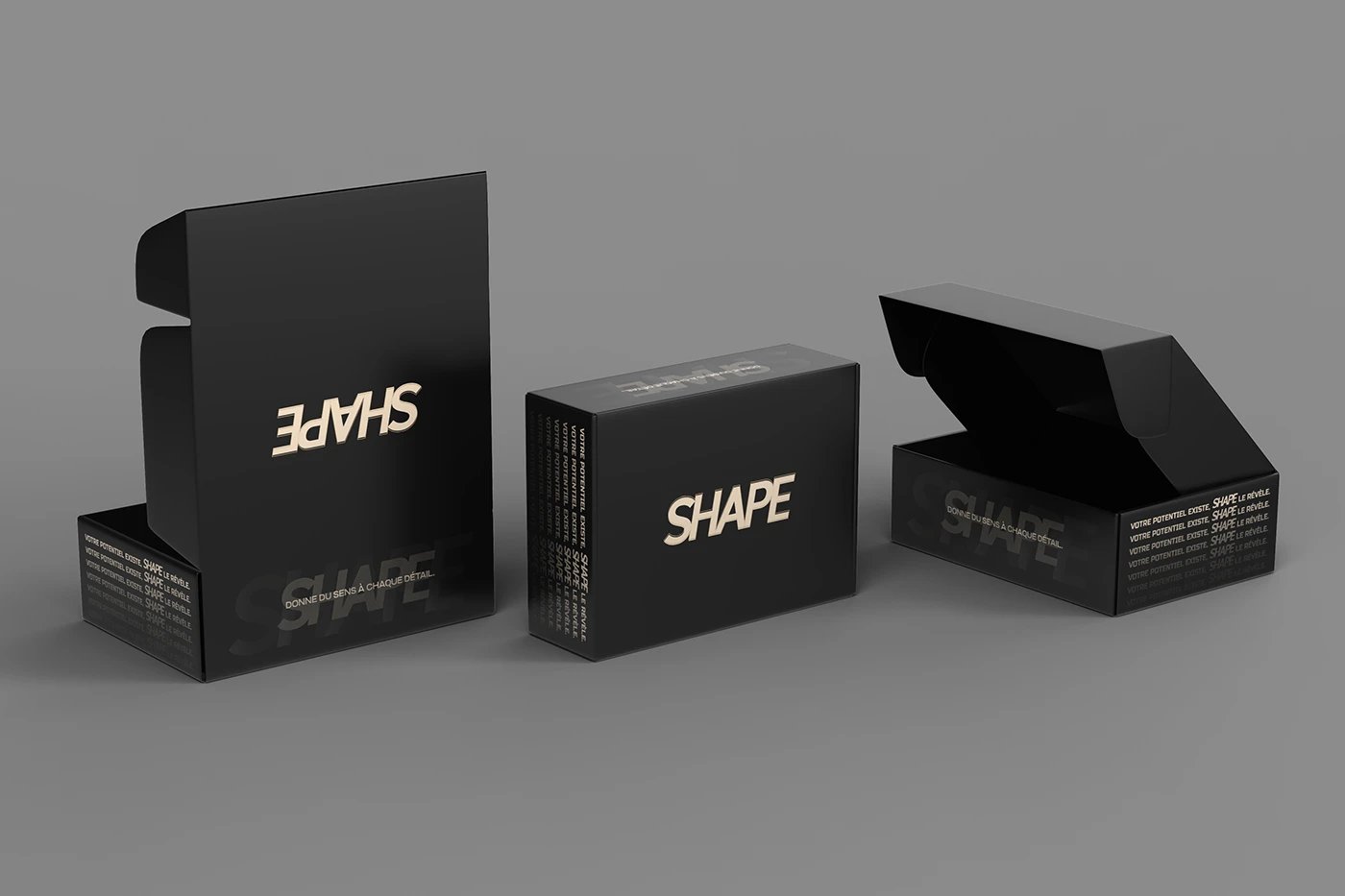 Shape Revive — Branding & Packaging — Vue 1