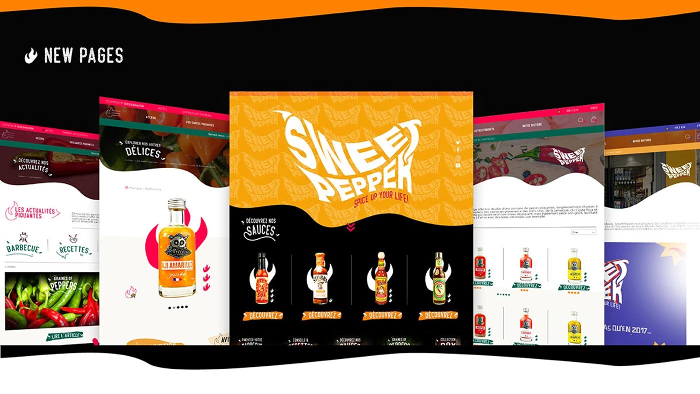 Sweet Pepper — Branding & Direction artistique — Vue 24