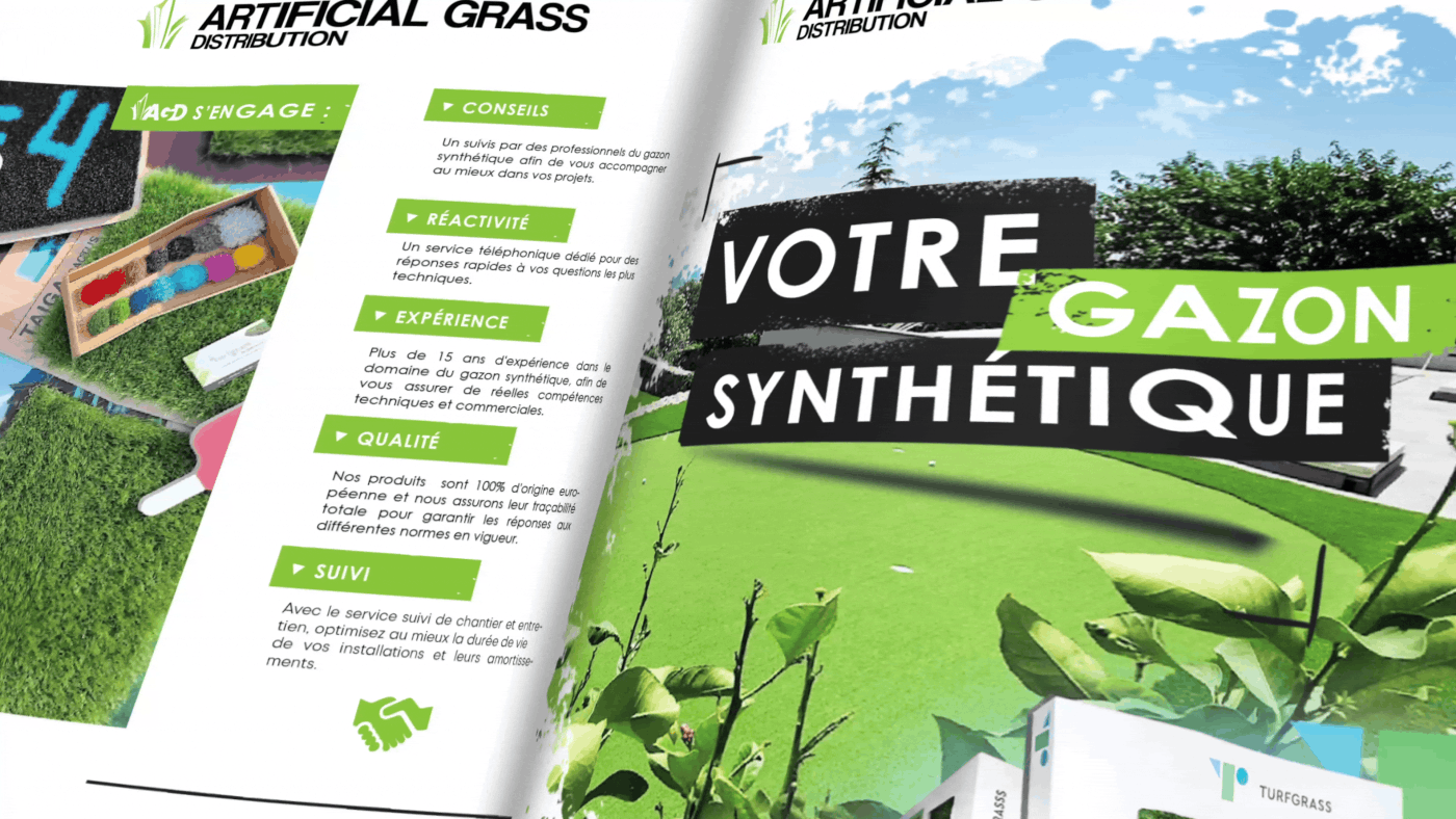 TURFGRASS & AGD — Branding & Catalogue print — Vue 15