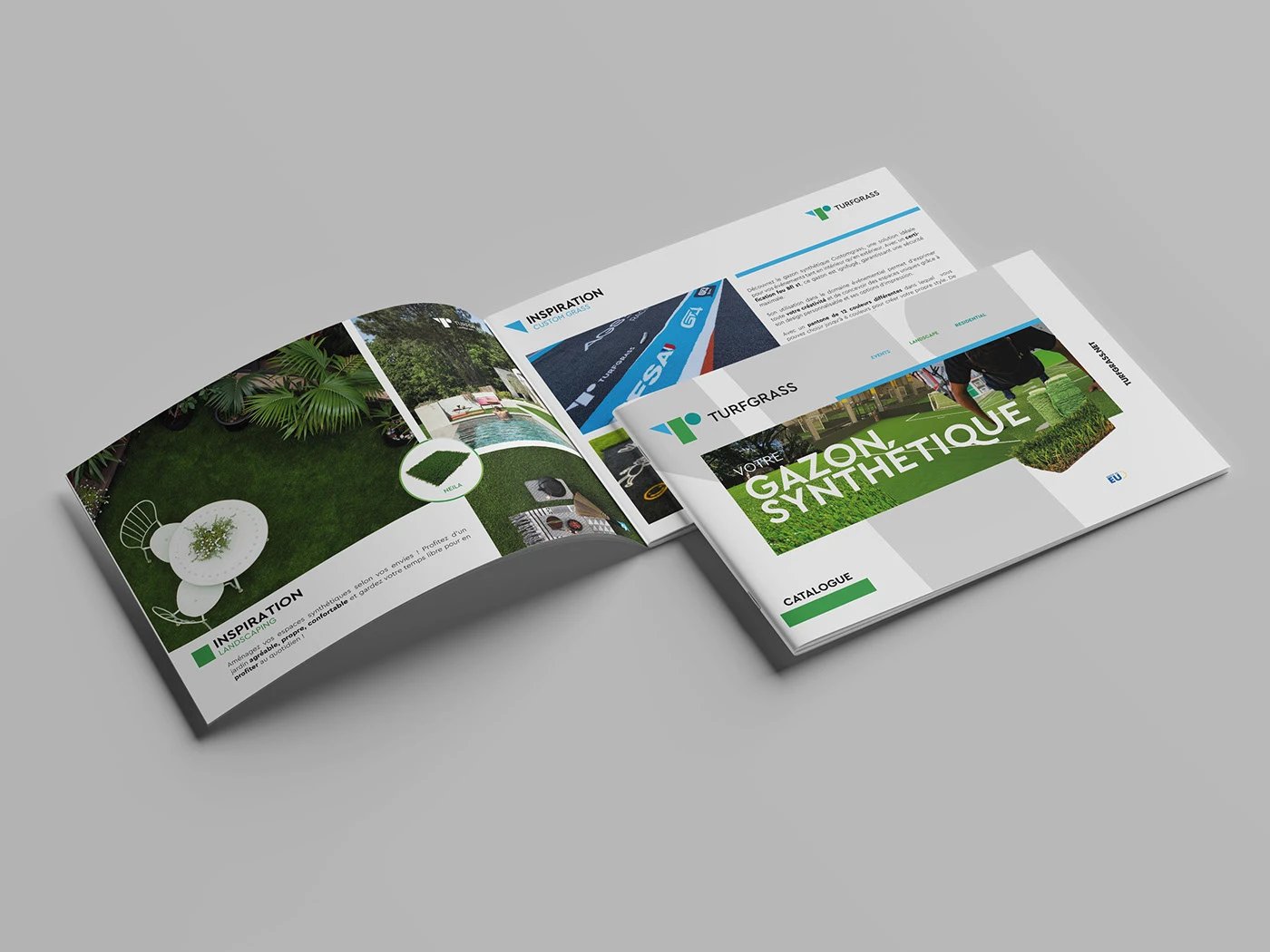 TURFGRASS & AGD — Branding & Catalogue print — Vue 1