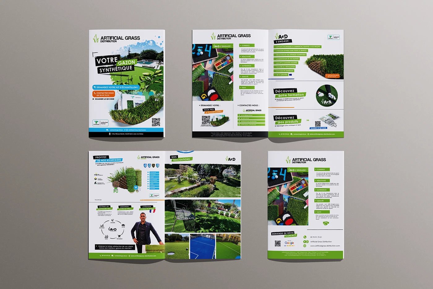 TURFGRASS & AGD — Branding & Catalogue print — Vue 14