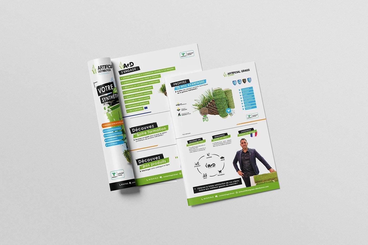 TURFGRASS & AGD — Branding & Catalogue print — Vue 17