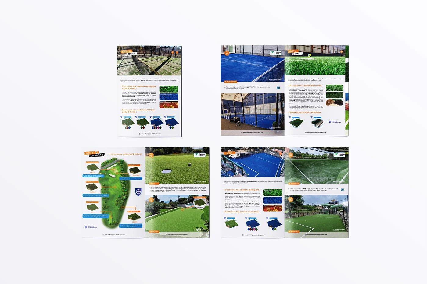 TURFGRASS & AGD — Branding & Catalogue print — Vue 13