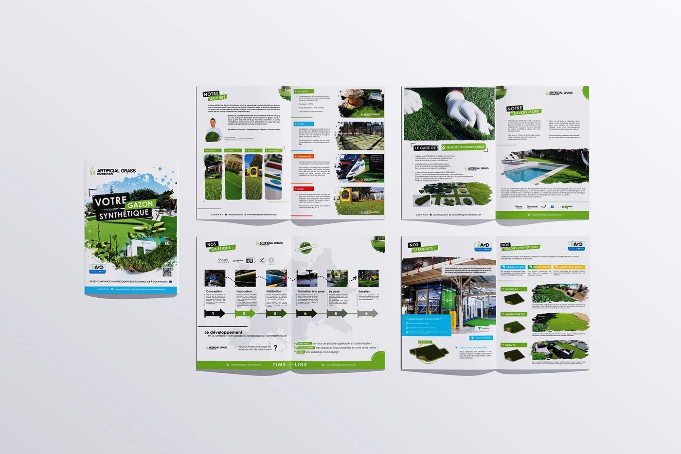TURFGRASS & AGD — Branding & Catalogue print — Vue 12