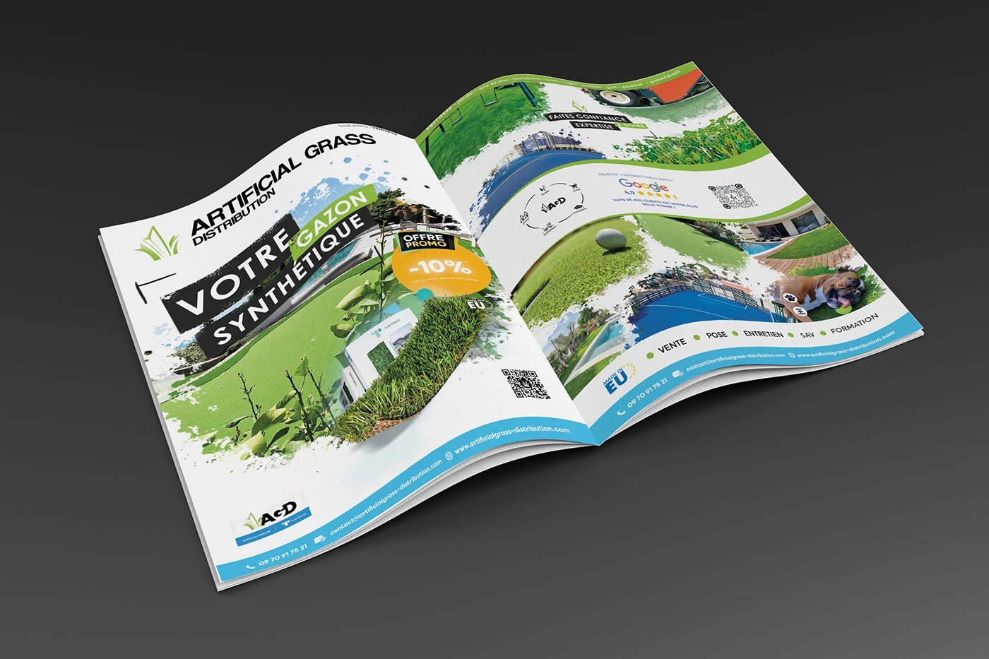 TURFGRASS & AGD — Branding & Catalogue print — Vue 9