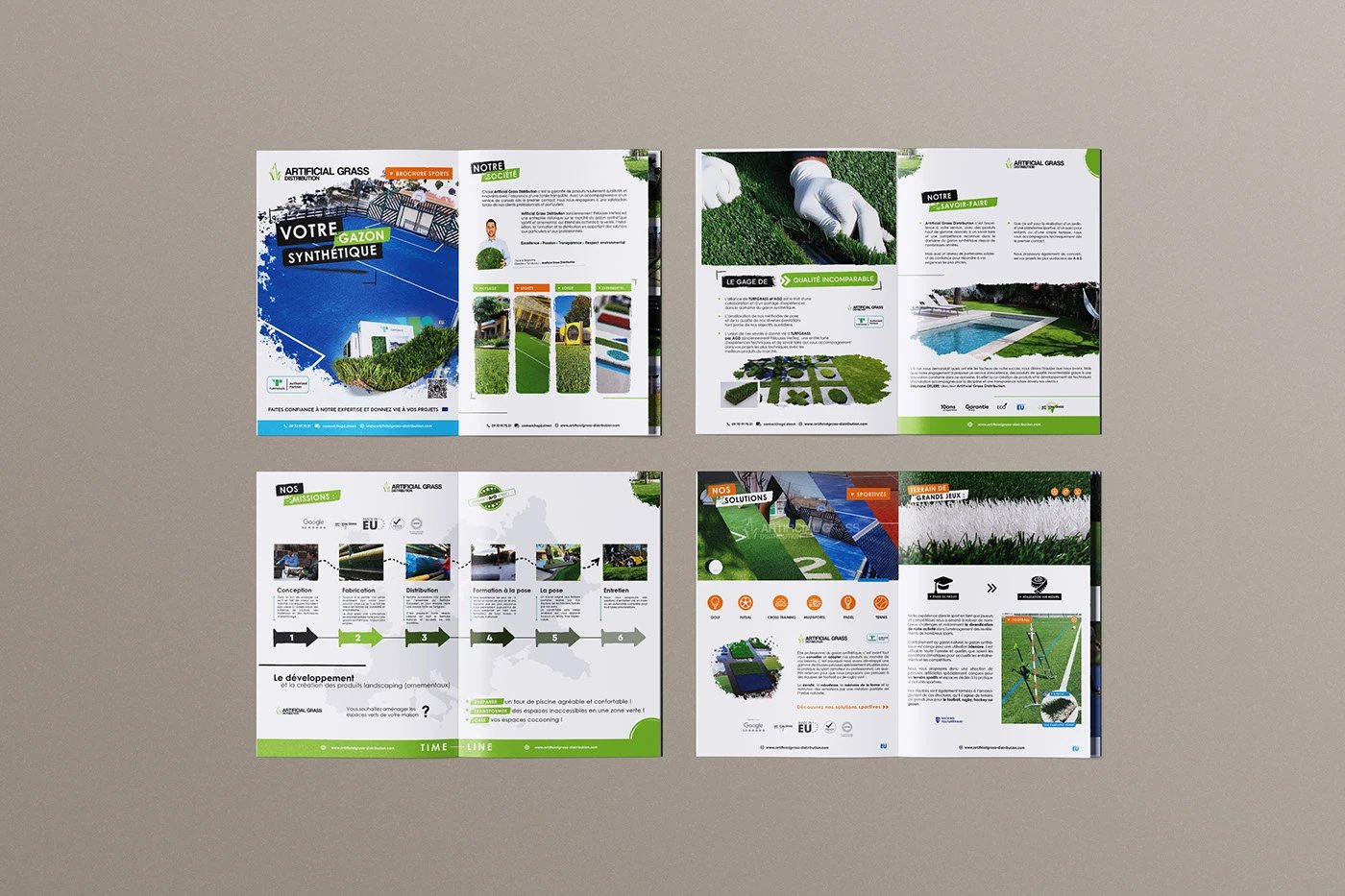 TURFGRASS & AGD — Branding & Catalogue print — Vue 11