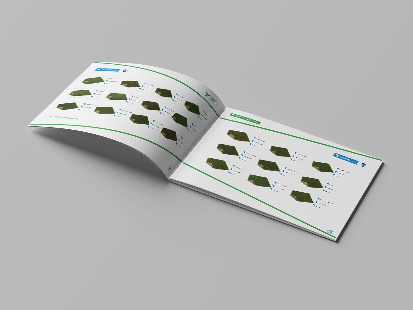 TURFGRASS & AGD — Branding & Catalogue print — Vue 18